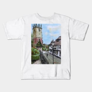 St Julian's Church, Fish Street, Shrewsbury Kids T-Shirt